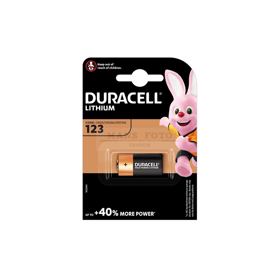 Baterija Duracell 123 1gab