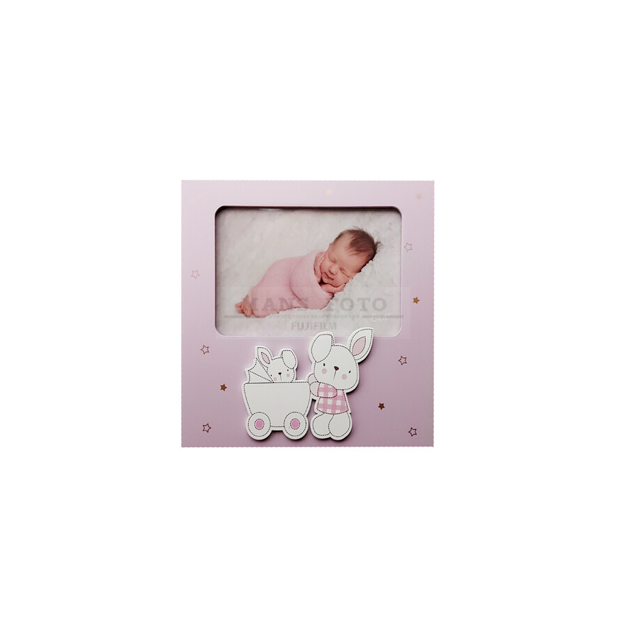 Koka Foto rāmis Bērnu 10x15m HK-195017 pink