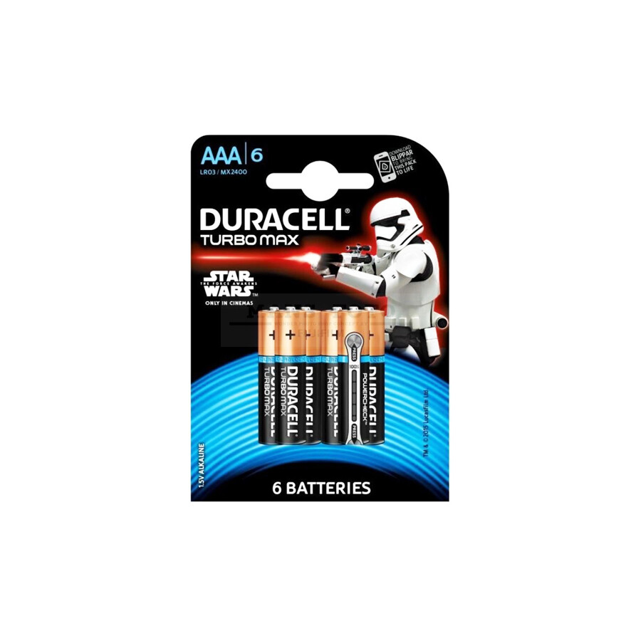 Baterija Duracell AAA 6gab