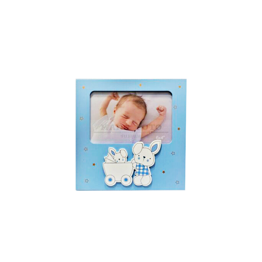 Koka Foto rāmis Bērnu 10x15 cm HK-195017B blue