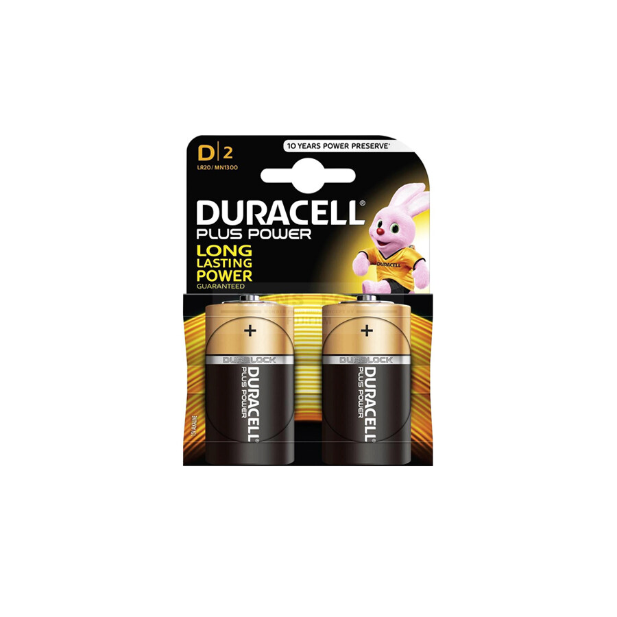 Baterija Duracell LR20 2gab