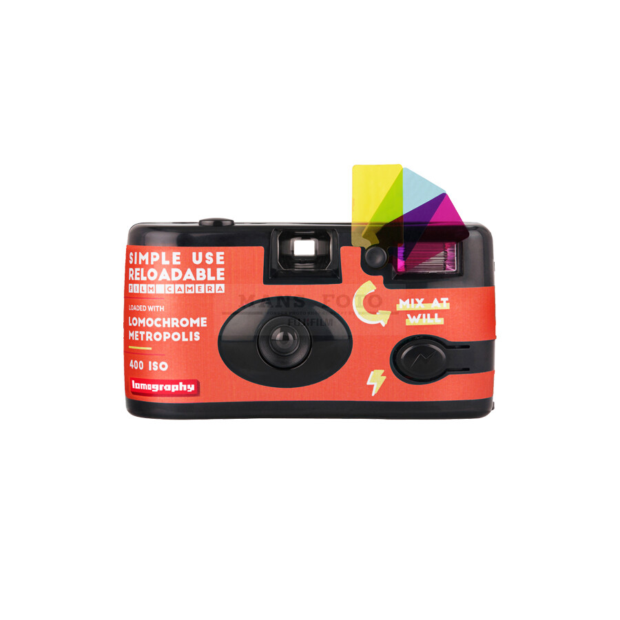 Foto kamera Lomography red + 400/135/27 metropolis film