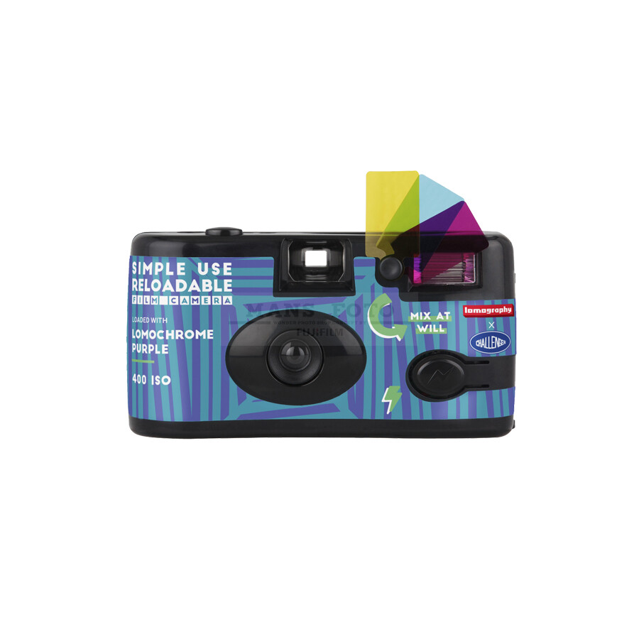 Foto kamera Lomography purple challenger edition + 400/135/27 film