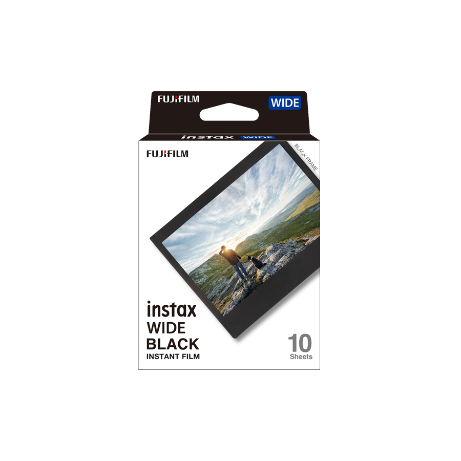 Fotopapīrs Fujifilm Instax Wide black 10gab